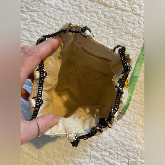 NWT ZARA Limited Edition Collection Pineapple Beaded Purse - Picture 8 of 13